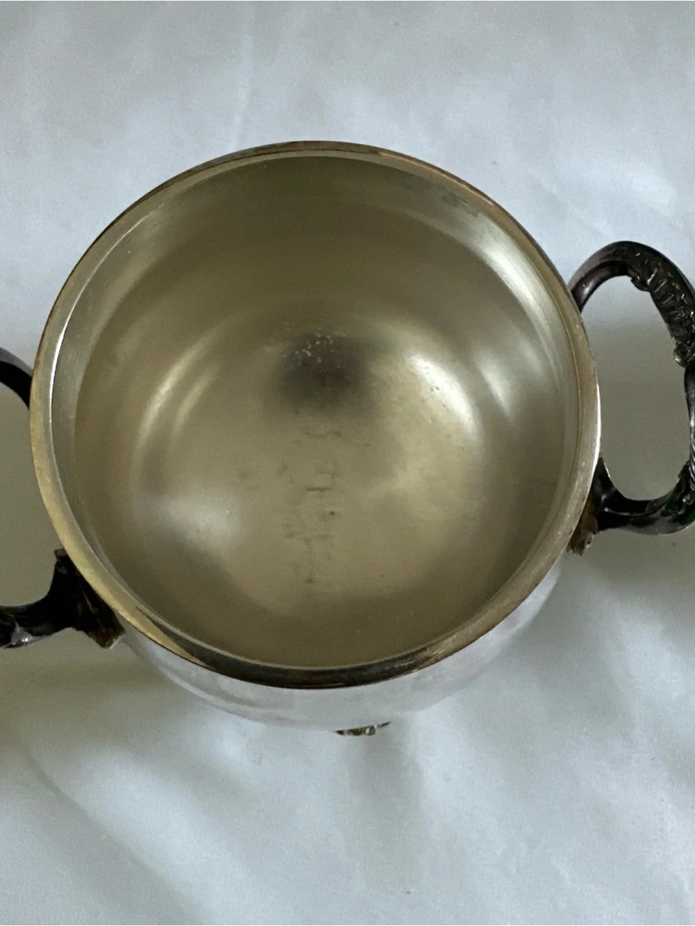 French Christofle Silver-Plated Sugar Bowl and Creamer Set